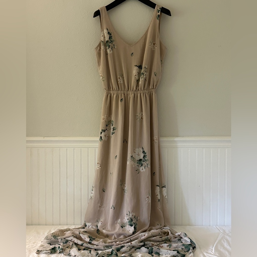 SMYM Floral Maxi Dress - SZ: LG - EUC